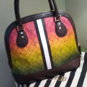 L.A.M.B. Montego Rasta Bowler Bag